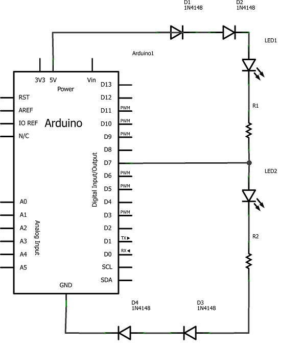 Arduino circuit diagram