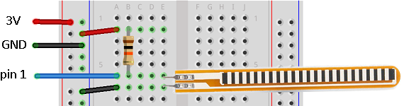Flex sensor circuit