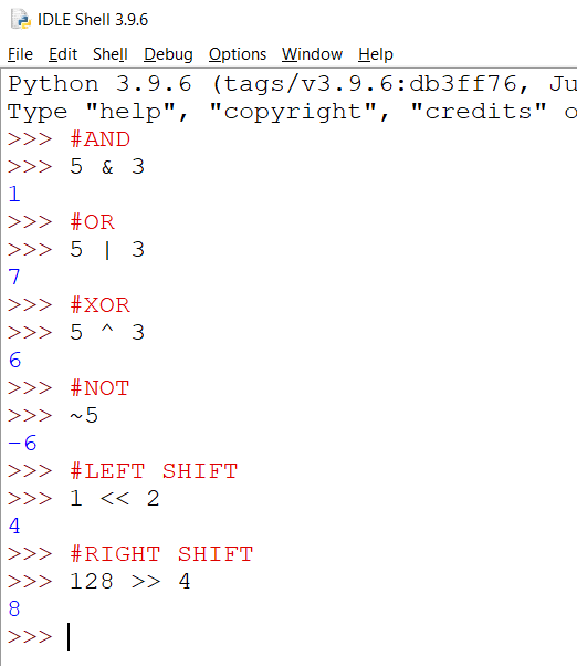 python code